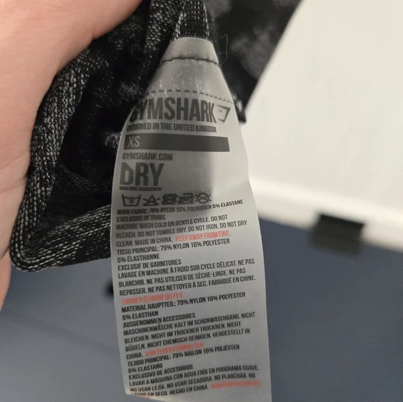 Gymshark Seamless Scrunch Butt Leggings | XS | Gray Camo - Picture 9 of 9